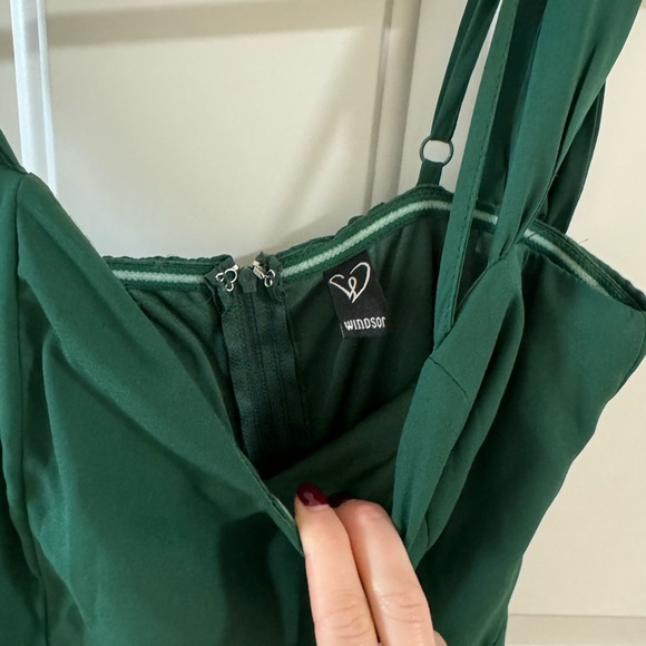 Windsor green maxi dress with slit - Picture 6 of 8